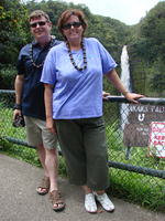 Joe and Andrea at Akaka Falls