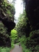 Limestone canyons on the hike up to Bastei