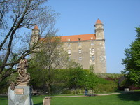 The royal palace in Bratislava