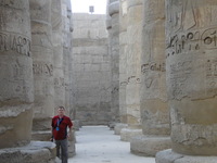 Joe among the columns