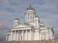 Massive White Lutheran Church