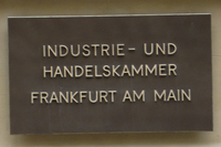 Frankfurt Chamber of Commerce sign - what the?