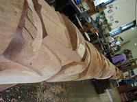 Totem Carving at the American Indian Centre