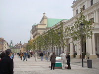 Street entering Old Town Warsaw