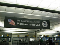 US customs at Canada's Vancouver Airport